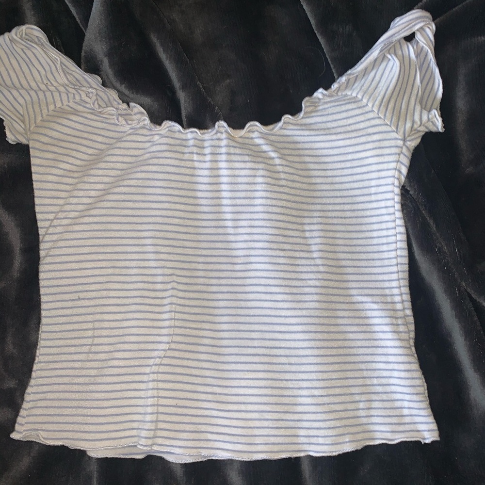 off the shoulder brandy tee